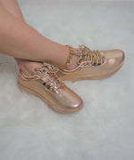 Money Chaser Rose Gold Shoes
