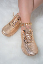 Money Chaser Rose Gold Shoes
