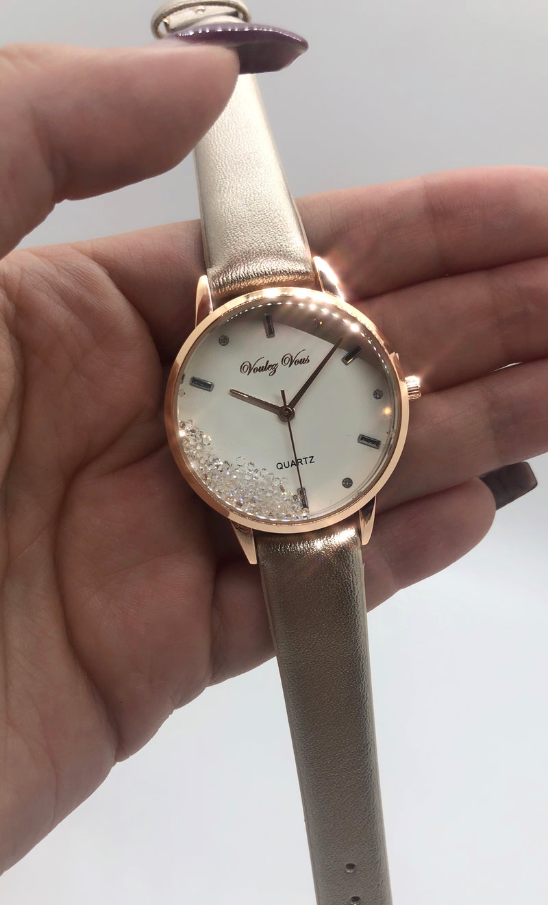 Star Dust Rose Gold Watch