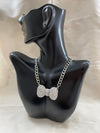 Minnie Mouse Bow Necklace